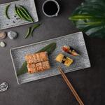 Блюдо прямоугольное 30,5*15 см h3,1 см с бортами Side Up2 Stone Taiga P.L. Proff Cuisine [1]