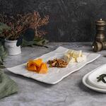 Блюдо прямоугольное 32,5*19,5 см h2 см Texture Style белое фарфор P.L. Proff Cuisine [4]