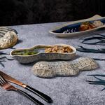 Блюдо для подачи 22,7*6,5 см h7,5 см 195 мл с крышкой Groundnut Northern Blue Frutti di Mare [1]