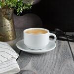 Чайная пара 240 мл белая d 9,2 см h6,3 см фарфор Glory Eco Stackable P.L. Proff Cuisine [6]