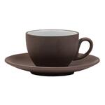 Чайная пара 200 мл d 9 см h6 см White Matt New Brown Taiga P.L. Proff Cuisine [6]