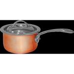 Кастрюля сотейник для подачи 9 см h5,5 см 350 мл с крышкой Copper нерж. цвет медь P.L. Proff Cuisine