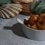 Блюдо овальное 15*8 см h4 см 200 мл Gray Oval Bucket с ручками Frutti di Mare P.L. [1]