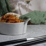 Блюдо овальное 15*8 см h4 см 200 мл Gray Oval Bucket с ручками Frutti di Mare P.L. [1]