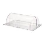 Поднос для выкладки 53*32,5*19 см нерж. с пласт. Roll-top крышкой SUNNEX