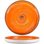 Тарелка с бортом d 28 см h3,1 см Texture Orange Circular P.L. Proff Cuisine [3]