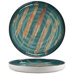 Тарелка с бортом d 28 см h3,1 см Texture Dark Green P.L. Proff Cuisine [1]