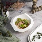 Салатник  725 мл d 25 см h9/7 см Nut Shell белый фарфор P.L. Proff Cuisine [2]
