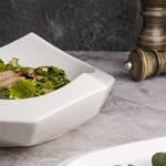 Салатник  725 мл d 25 см h9/7 см Nut Shell белый фарфор P.L. Proff Cuisine [2]