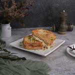 Тарелка 20*20 см h2,4 см квадратная белая фарфор NEW P.L. Proff Cuisine [4]