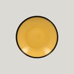 Тарелка-салатник RAK Porcelain LEA Yellow 26 см, высота 5 см, 1,2 л (желтый цвет)