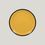 Тарелка круглая RAK Porcelain LEA Yellow 27 см (желтый цвет)
