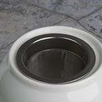 Чайник 500 мл d 10,8 см h11,2 см с фильтром белый фарфор P.L. Proff Cuisine [1]
