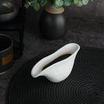 Соусник 100 мл 14,5*4,5 см h6,5 см овальный фарфор White Matt Panasia P.L. Proff Cuisine [6]