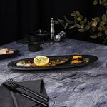 Блюдо овальное 40,8*14 см h3,5 см Black Raw Stellar P.L. Proff Cuisine [1]