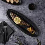 Блюдо овальное 40,8*14 см h3,5 см Black Raw Stellar P.L. Proff Cuisine [1]