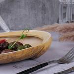 Салатник 365 мл 19*14,5 см h5 см Light Pearl Ammonite Shell Frutti di Mare P.L. [1]