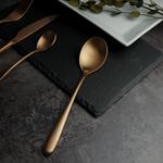 Ложка столовая 21 см матовая цвет светлая медь PVD Alessi-Copper P.L. [12]