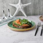 Тарелка с бортом d 22 см h2,7 см Green Frutti di Mare P.L. [1]