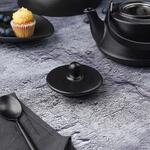Чайник 600 мл d 14 см h8,5 см с ситом Smooth Black Raw Stellar P.L. Proff Cuisine [1]
