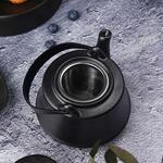 Чайник 600 мл d 14 см h8,5 см с ситом Smooth Black Raw Stellar P.L. Proff Cuisine [1]