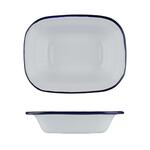 Блюдо для подачи 16*12 см h4 см 250 мл Blue Rim эмалированая сталь SUNNEX [1] 