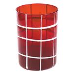 Стакан для коктейля Хайбол 350 мл бордо декор Artist's Glass BarWare d 7,5 см h10 см P.L. 