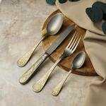 Вилка столовая 20,2 см матовая с золотом Lord Vintage Style P.L. Proff Cuisine [12] 