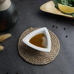 Соусник  20 мл 8*8 см h2,5 см Mini Mix треугольник белый фарфор P.L. Proff Cuisine [6] 