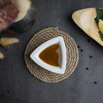 Соусник  20 мл 8*8 см h2,5 см Mini Mix треугольник белый фарфор P.L. Proff Cuisine [6] 