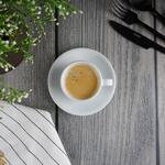 Кофейная пара 90 мл белая d 6,7 см h5 см фарфор Glory Eco Stackable P.L. Proff Cuisine [4]