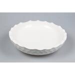 Салатник 2000 мл d 32,5 см h9,5 см Crush Honeycombs белый фарфор P.L. Proff Cuisine [1]