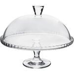 Подставка для торта 32 см h26 см со стеклянной крышкой d 30 см Патиссери Tempered Glass Pasabahce