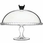 Подставка для торта 32 см h26 см со стеклянной крышкой d 30 см Патиссери Tempered Glass Pasabahce