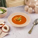 Тарелка глубокая 325 мл d 23,2 см h4 см для пасты Aristocrat Peach Tea Noble [6]