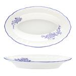 Блюдо овальное 25,5*15,8 см h3,8 см 250 мл глубокое Sea Flower P.L. Proff Cuisine [1]