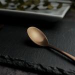 Ложка чайная 14,3 см матовая цвет светлая медь PVD Alessi-Copper P.L. [12]