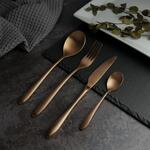 Ложка чайная 14,3 см матовая цвет светлая медь PVD Alessi-Copper P.L. [12]