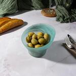 Салатник 350 мл d 12,5 см h10 см Green Sky косой конус матовое стекло P.L. Proff Cuisine [4]