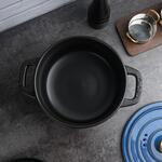 Кастрюля  4,5 л, 22/15,5*17,5 см фарфор с крышкой ДЛЯ ГАЗОВОЙ ПЛИТЫ Style Buffet New Kitchen P.L.