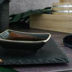 Соусник  30 мл 9,7*6,7*2,9 см прямоуг. фарфор Dark Matt Panasia P.L. Proff Cuisine [1]