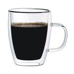 Кружка 270 мл Classic Coffee прозрачная набор 2 шт. d 8,5 см h11 см термостекло P.L. [1]