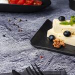 Блюдо прямоугольное 26*13 см h1,6 см с бортами Side Up2 Black Raw Stellar P.L. Proff Cuisine [4]