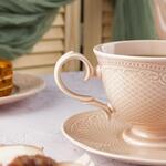 Чайная пара 285 мл d 10,2 см h7,8 см Aristocrat Peach Tea Noble [6]