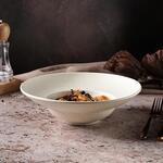 Тарелка глубокая 350 мл d 25 см h7,5 смдля пасты Elephant Ivory d 25*7,5 см, P.L. Proff Cuisine [1]