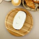 Блюдо овальное 19*11 см h2,4 см 200 мл емкость для закусок Elegance By Bone Innovation [6]