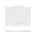 Блюдо для подачи 30,5*24,5 см h1,5 см Asymmetry белое фарфор P.L. Proff Cuisine [1]