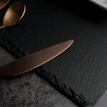 Нож столовый 23,5 см матовый цвет светлая медь PVD Alessi-Copper P.L. [12]