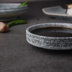 Соусник  60 мл d 8,8 см h2,3 см круглый фарфор Stone Untouched Taiga P.L. Proff Cuisine [1]