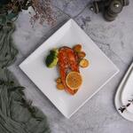 Тарелка 25*25 см h2,6 см квадратная белая фарфор NEW P.L. Proff Cuisine [3]